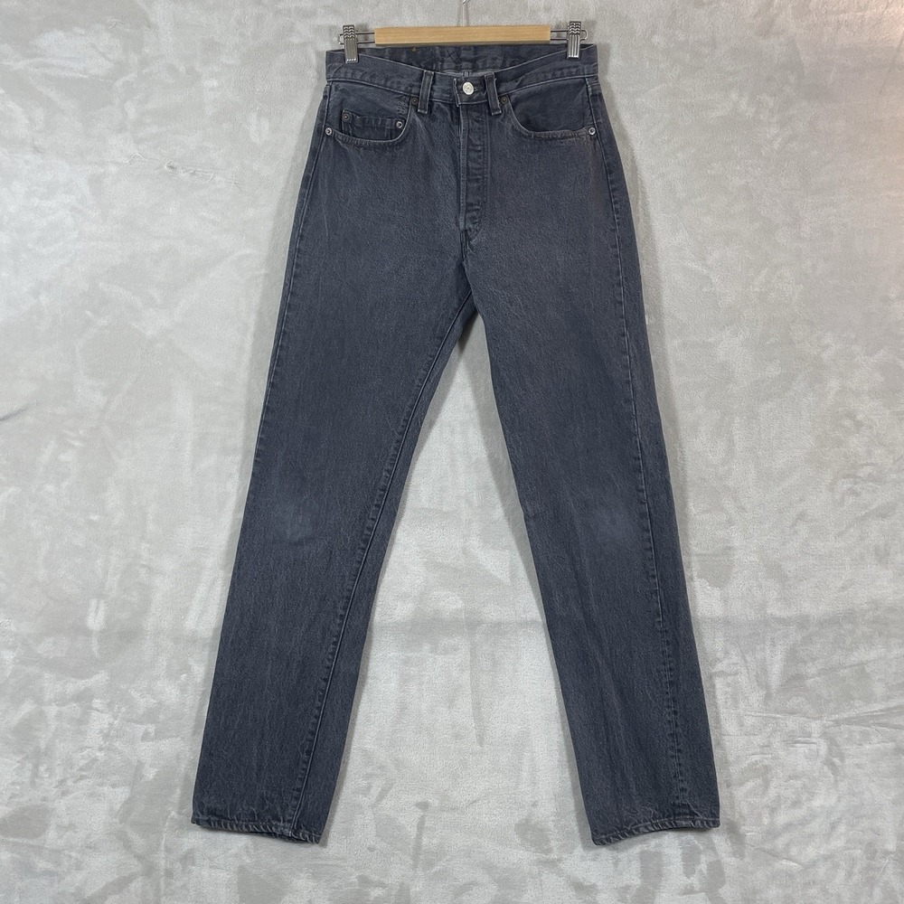 Vtg 80s Levis 501-0658 Black Jeans Mens 31x34 (fit 30x33) Made in USA 1984